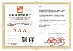 2019-2022企业信用等级AAA